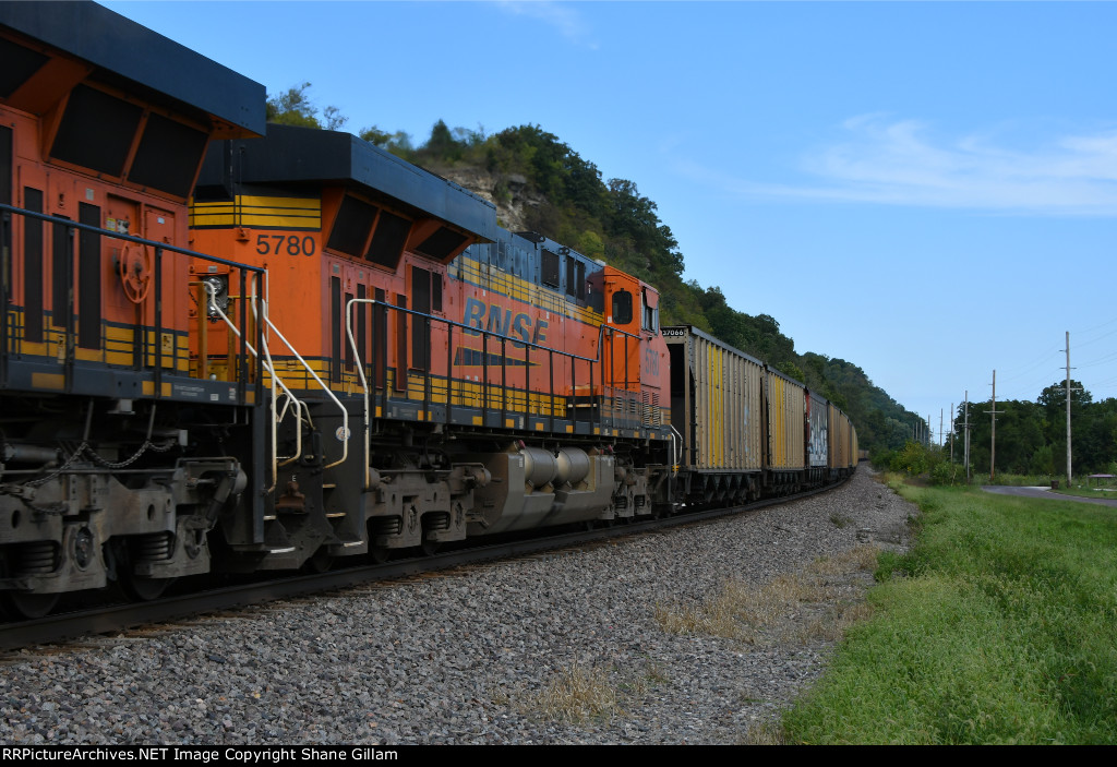 BNSF 5780 Roster shot.